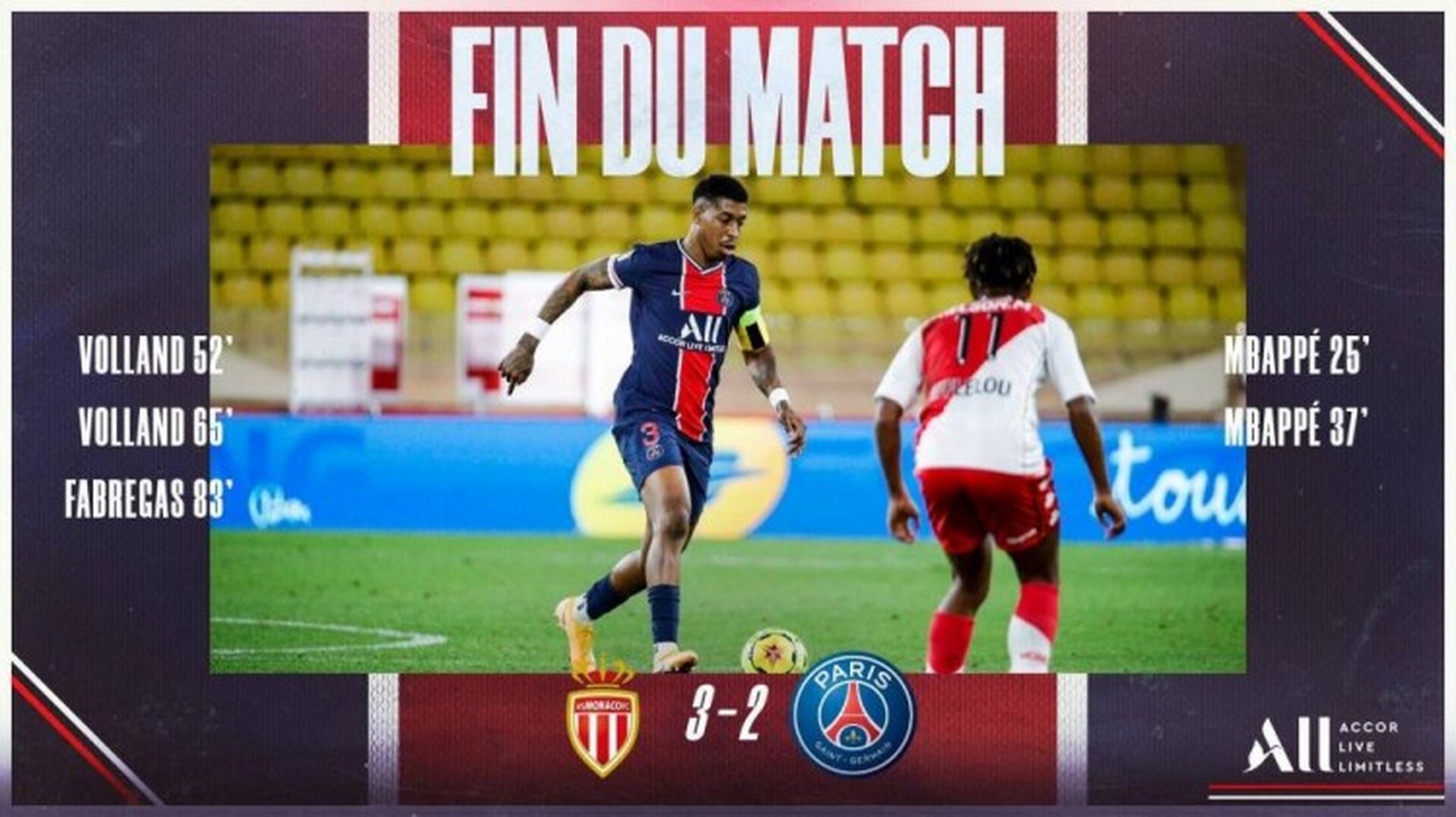 摩纳哥客场惨败，完全失去争冠希望