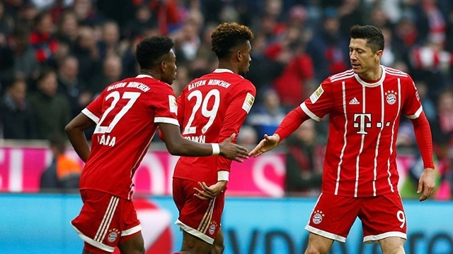 包含莱万大四喜拜仁慕尼黑完胜霍芬海姆的词条