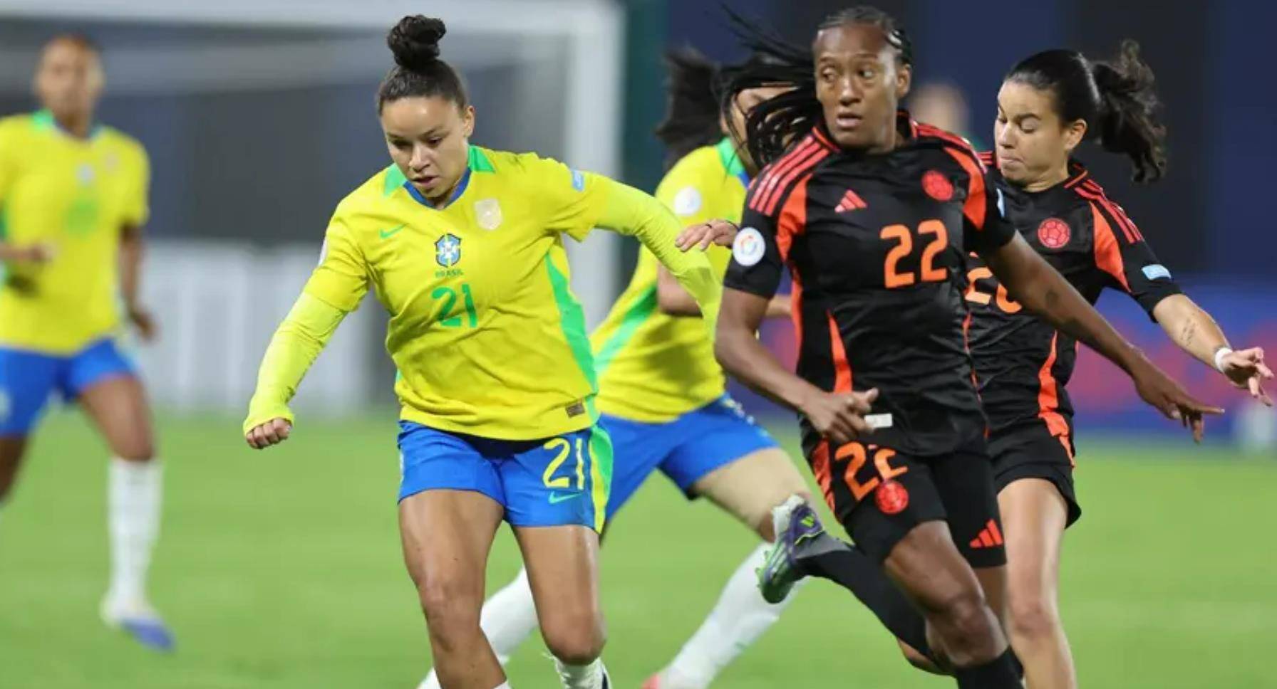 哥伦比亚女足队员实力强大，轻松赢得进军决赛的简单介绍